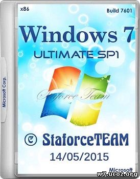 Windows 7 Build 7601 Ultimate SP1 (x86) RTM 14.05.2015 StaforceTEAM (2015) [DE/EN/RU