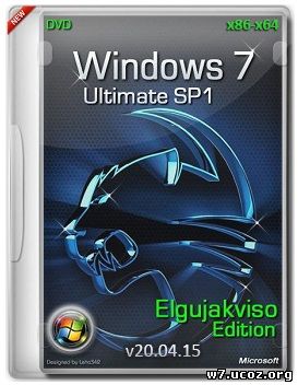 Windows 7 Ultimate SP1 (x86-x64) Elgujakviso Edition v20.04.15 (2015) [RUS]